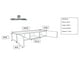 thumbnail image 4 of Repisa Escritorio Flotante con Puertas para TV Minimalista DECOMOBIL  RTVF-120X30-NM/BA, 4 of 4
