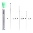 thumbnail image 4 of Bamboohart 2022 30 Large Eye Stitching Needles - 3 Sizes Big Eye Hand Sewing Needles In Clear Storage Tube For Stitching  Sewing And Crafting Summer Clearance, 4 of 9