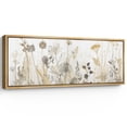 thumbnail image 4 of IDEA4WALL Extra Large Framed Canvas Print Wall Art Botanical Wildflowers Neutral Tones Mid-Century Vintage Art Nature Wilderness Wall Decor Oversized Artwork Relax/Calm for Room Decor - 60"x20", 4 of 5