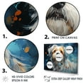 thumbnail image 3 of Designart "Serene Blue Shih Tzu" Animals Dog Floater Framed Wall Decor, 3 of 5
