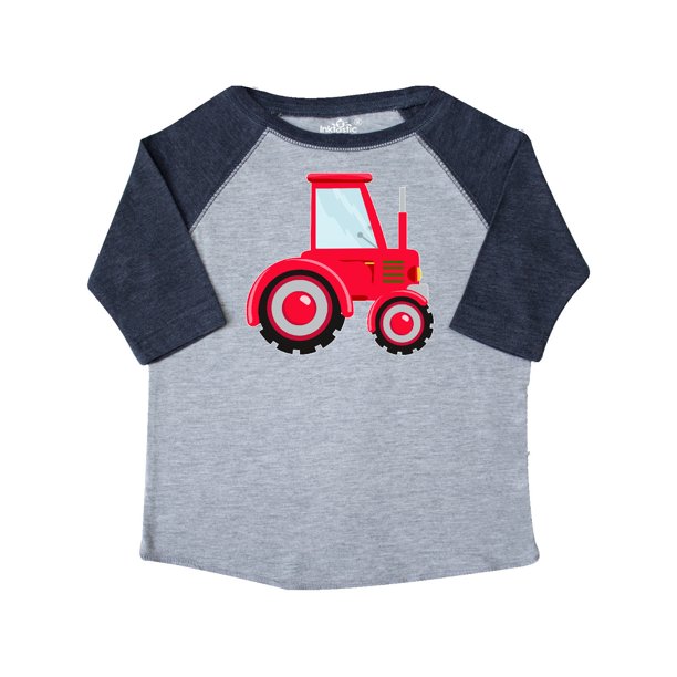 INKtastic Farming Red Tractor Toddler TShirt
