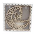 thumbnail image 1 of Lámpara de mesa de noche de madera creativa para Eid, decoración de mesilla de noche, artesanía musulmana, blanco cálido estilo 4, 1 of 9