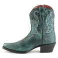 thumbnail image 3 of Ferrini Womens Molly Embroidered Snip Toe Zippered Cowboy  Ankle Boots, 3 of 5