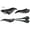 Black, variant on Selle SMP Stratos Pro Saddle - Lady Black / Steel Rails