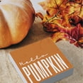 thumbnail image 3 of Zomyto 7"x7" Rustic Hello Pumpkins Fall Wood Box Sign,Farm house Artwork Decor,Retro Autumn Thanksgiving Harvest Wooden Square Sign Desk Block Signs, 3 of 6