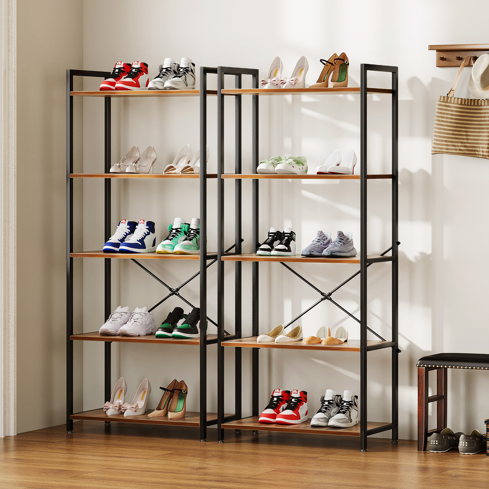 Casacomoda 5-Tier Freestanding Bookshelf, Vintage photo 3