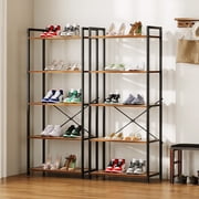 Casacomoda 5-Tier Bookshelf, Freestanding Book Shelf, Home Office Bookcase, Storage Shelving Unit for Bedroom, Living Room, Vintage