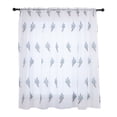 thumbnail image 1 of ZOUSSIQI Polyester Flower Pattern Window Curtain Shade Blackout Panels Drapes with Perforation (Blue) JU316-37430, 1 of 12