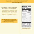 thumbnail image 2 of Lundberg Family Farms Organic Thin Stackers Grain Cakes, Red Rice and Quinoa, 5.9 oz (Pack of 2), 2 of 6