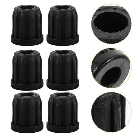 Hemoton Plastic Caster Wheel Covers Black Stylish Design for Caster Wheel 30pcs