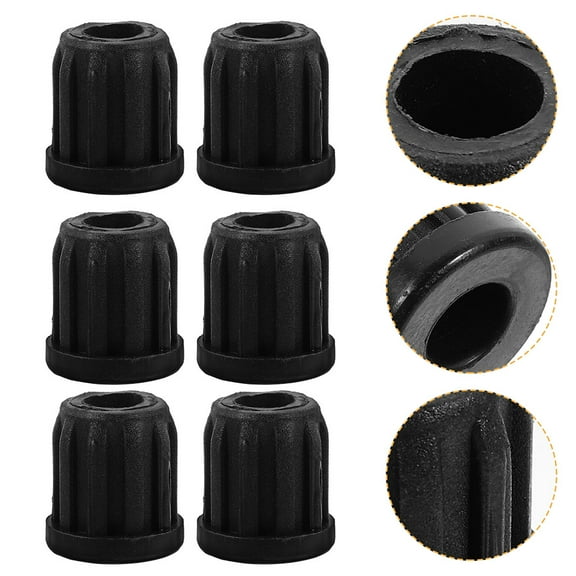 Hemoton Plastic Caster Wheel Covers Black Stylish Design for Caster Wheel 30pcs