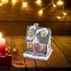 thumbnail image 4 of Christmas Snow Village Adornos LED Figurilla Casa de vacaciones para el dormitorio del hogar Estilo B Yuyangstore Casa de pueblo, 4 of 7