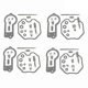 thumbnail image 1 of 4pcs Carb Carburetor Repair Kit Compatible With Honda Cb550 Cb550k Four Cb 550k, 1 of 5
