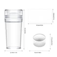 thumbnail image 5 of 2 pieces clear nail stamp, silicone French nails stamp nail stamper, 5 of 5