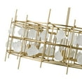thumbnail image 6 of Z-Lite Garroway 9 Light Modern Steel Chandelier in Aged Brass, 6 of 8