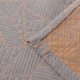 thumbnail image 3 of Flxxie 3 Layers Cotton Muslin Bed Blanket, Ultra Soft Breathable for All Season, Grey Triangle, King, 106x92 inches, 3 of 5