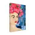 thumbnail image 2 of Regina Moore 'Flowers in her Hair I' Canvas Art, 2 of 3