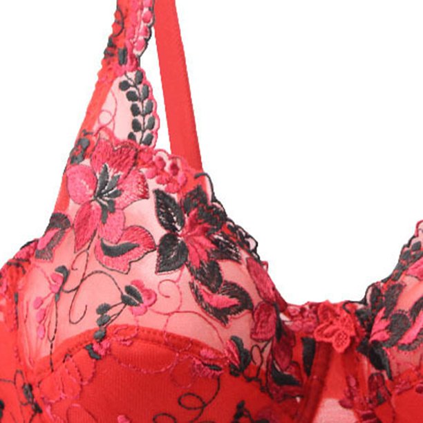 NEW Victoria's Secret Very Sexy Push-Up Bra Red Lace Ring Hardware