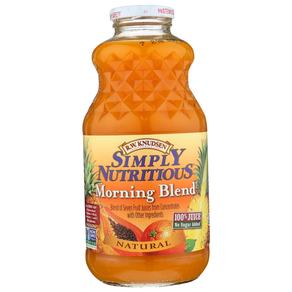 R.W. Knudsen Family Simply Nutritious Morning Blend Juice, 32Fluid Ounce