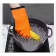 thumbnail image 4 of Dalcrue Supply Orange Silicone Oven Mitts, 2 Count, 4 of 8