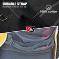 thumbnail image 4 of Delantal de soldadura ARCCAPTAIN de piel resistente al calor negro, 4 of 5