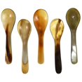 thumbnail image 5 of 5pcs Natural Mixing Spoons for Ice Cream, Kitchen Dessert Utensils, Handcrafted Wood Spoons for Daily Use, 5 of 5