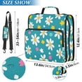thumbnail image 2 of FORMRS Zipper Binder with Shoulder Strap 1.5-inch Ring 500 Sheet Capacity File Bag, Small Daisy, 2 of 5