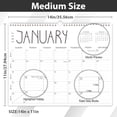 thumbnail image 5 of OuMuaMua Wall Calendar 2026-2027, 11 Months (Jul 2026-May 2027), 14"x11" Twin-Wire Binding Hanging Calendar, Thick Paper Desk Calendar for Office Home Planning & Organizing, 5 of 8