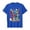 Blue, variant on XFeng Schulkind 2026 Graphic T‑Shirt Kids Back to School Short Sleeve Tee