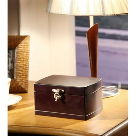 Nathan Direct JB1037BOX-BLK Pure Jewelry Box with Rounded Edges