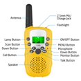 thumbnail image 2 of Walkie Talkies para niños, Radio bidireccional Walki Talki Alcance de 3 km 22 canales con linterna Juguete para niños - Hablar 3 piezas, 2 of 5