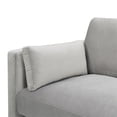 thumbnail image 5 of Jennifer Taylor Home Knox 84" Modern Farmhouse Performance Velvet Living Room Sofa Couch in Opal Grey, 5 of 11