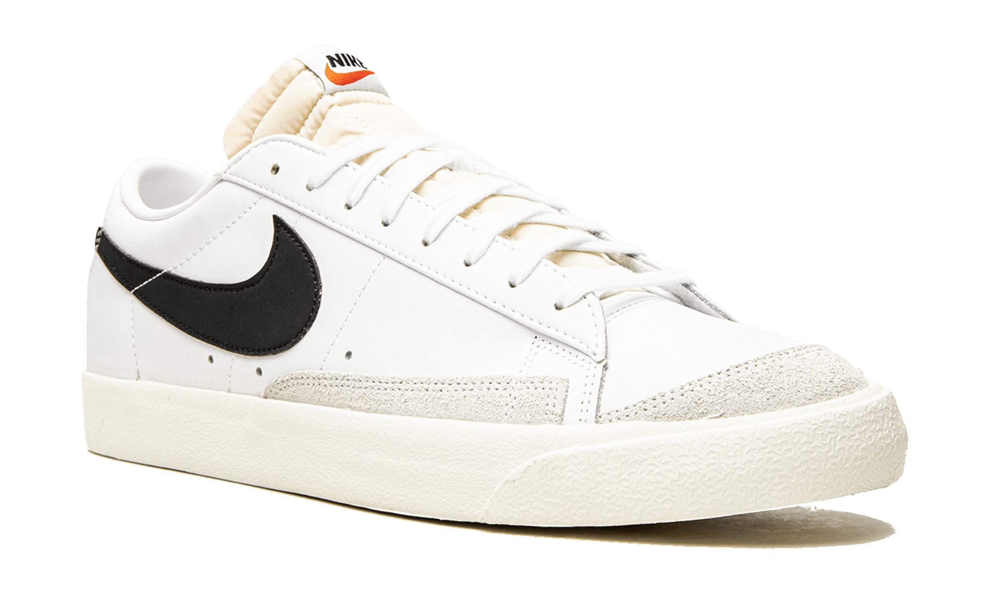 NIKE MENS Blazer Low '77 Vintage "White / Black" DA6364 101 from Stadium Goods