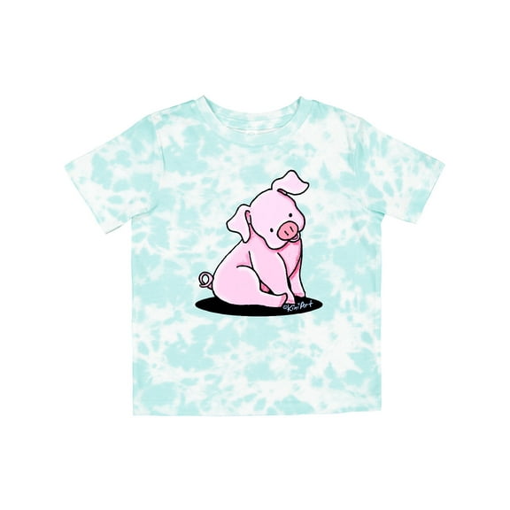 Inktastic Sitting Pig Boys or Girls Toddler T-Shirt