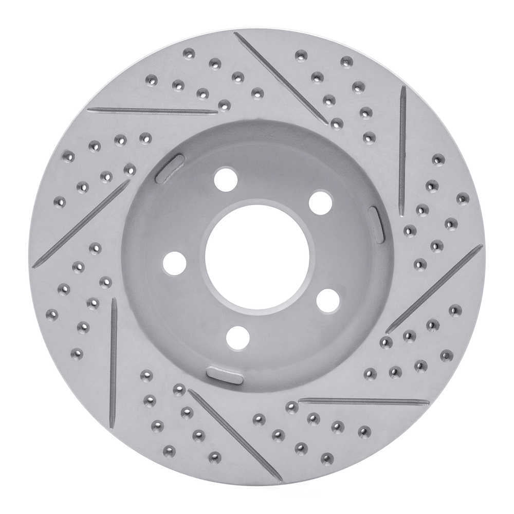 Dynamic Friction Company 830-56019L DFC Geoperformance Rotor - Drilled and Slotted
