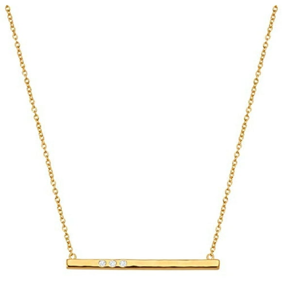 Silpada 'Dotted Line' Sterling Silver and Swarovski Crystal Necklace, 18+2" Extender