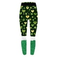 thumbnail image 4 of lcziwo Prime Today, Scrunch Butt Leggings for Women 2025 St Patricks Day Stretchy Tight Trousers Casual High Waisted Tummy Control Yoga Pants Green S, 4 of 8
