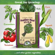 Down To Earth Organic Feather Meal 12-0-0 All-Natural Fertilizer, 20lbs