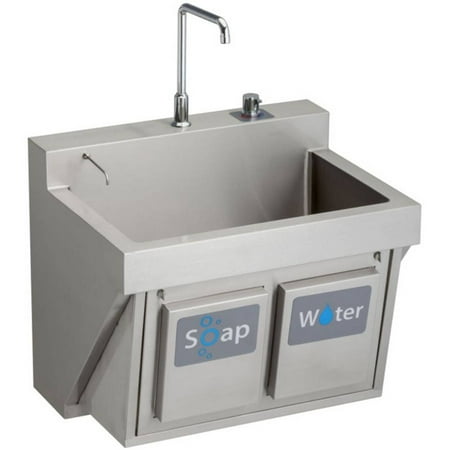 Elkay EWSF13026KWSC Commercial Scrub Sink with Single Faucet Hole ...