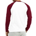 thumbnail image 3 of Top Pro Men & Women Long Sleeve Baseball Raglan Tee Shirt Top (S-3XL), 3 of 4