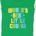 thumbnail image 4 of Inktastic Worlds Best Little Cousin Boys Baby Bodysuit, 4 of 5
