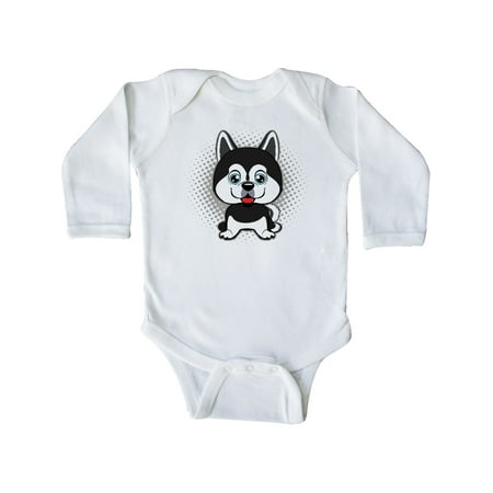 

Inktastic Alaskan Klee Kai Dog Gift Baby Boy or Baby Girl Long Sleeve Bodysuit