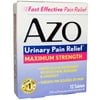 AZO Fast Effective Urinary Pain Relief, Maximum Strength, 12 ct, Pack of 2