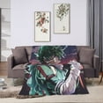 thumbnail image 6 of My Hero Academia Bed Blanket Air Conditioner Quilt Ultra Soft Flannel Blanket All Season Fuzzy Blanket Reversible Fluffy Plush Blanket 40"X30", 6 of 7