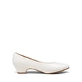 thumbnail image 2 of Zapatos de Tacón para Mujer DREAM PAIRS Blancos Talla 8W Clásicos y Cómodos, 2 of 6