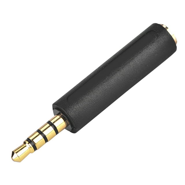 Adaptador de auriculares Adaptador de auriculares de 3,5 mm, Convertidor de auriculares Adaptador de auriculares convierte omtp a ctia, tamamo compacto, liviano, cables de