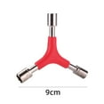 thumbnail image 5 of Hyasfey Y-Shaped 3 Way Socket Wrench Steel Triangle Hex Wrench Bike Repair Tool 4/5/6mm Y-Type Internal Hexagon Wrench for Bicycle Cycling Maintenance, 5 of 7