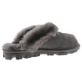 thumbnail image 3 of Ugg Coquette Women's Leather Fur Trim Slide Mule Slippers, 3 of 4