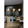 thumbnail image 2 of 3 Light Medium Orb Pendant In Traditional-Industrial Style 15 Inches Wide By 18 Inches High-Brushed Nickel Finish Hinkley Lighting 4744Bn, 2 of 7