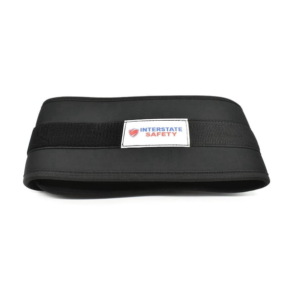Interstate Safety 40152-XL 6 Inch Weightlifting / Back Support Belt with Low Profile Torque Ring Closure and Waterproof Foam Core - Extra Large